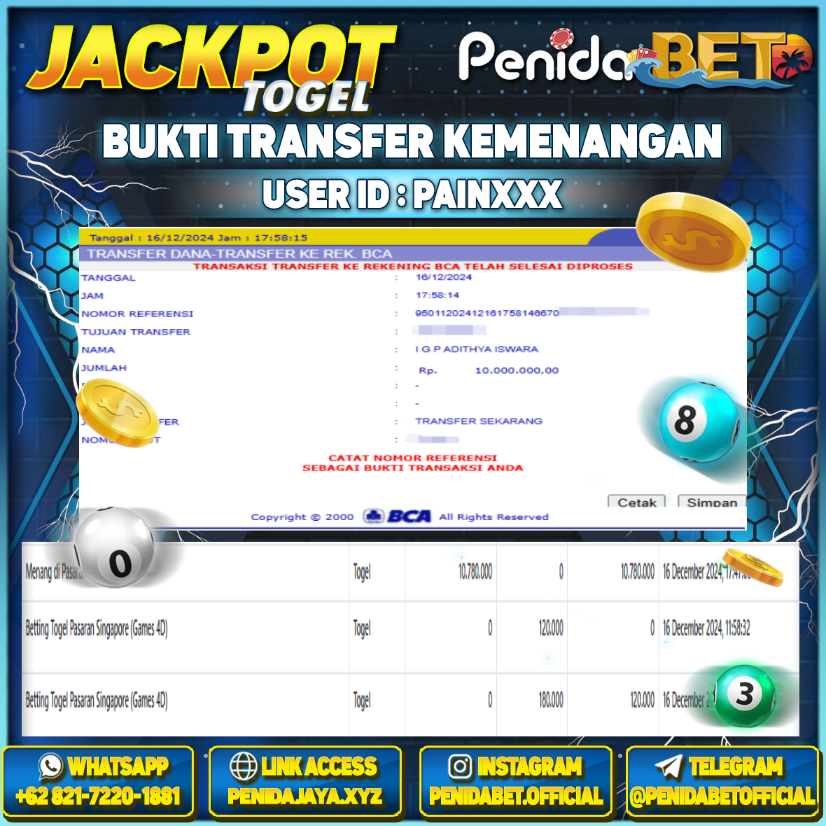 Penidabet : Situs Togel Dan Toto Slot Terpercaya Di Indonesia