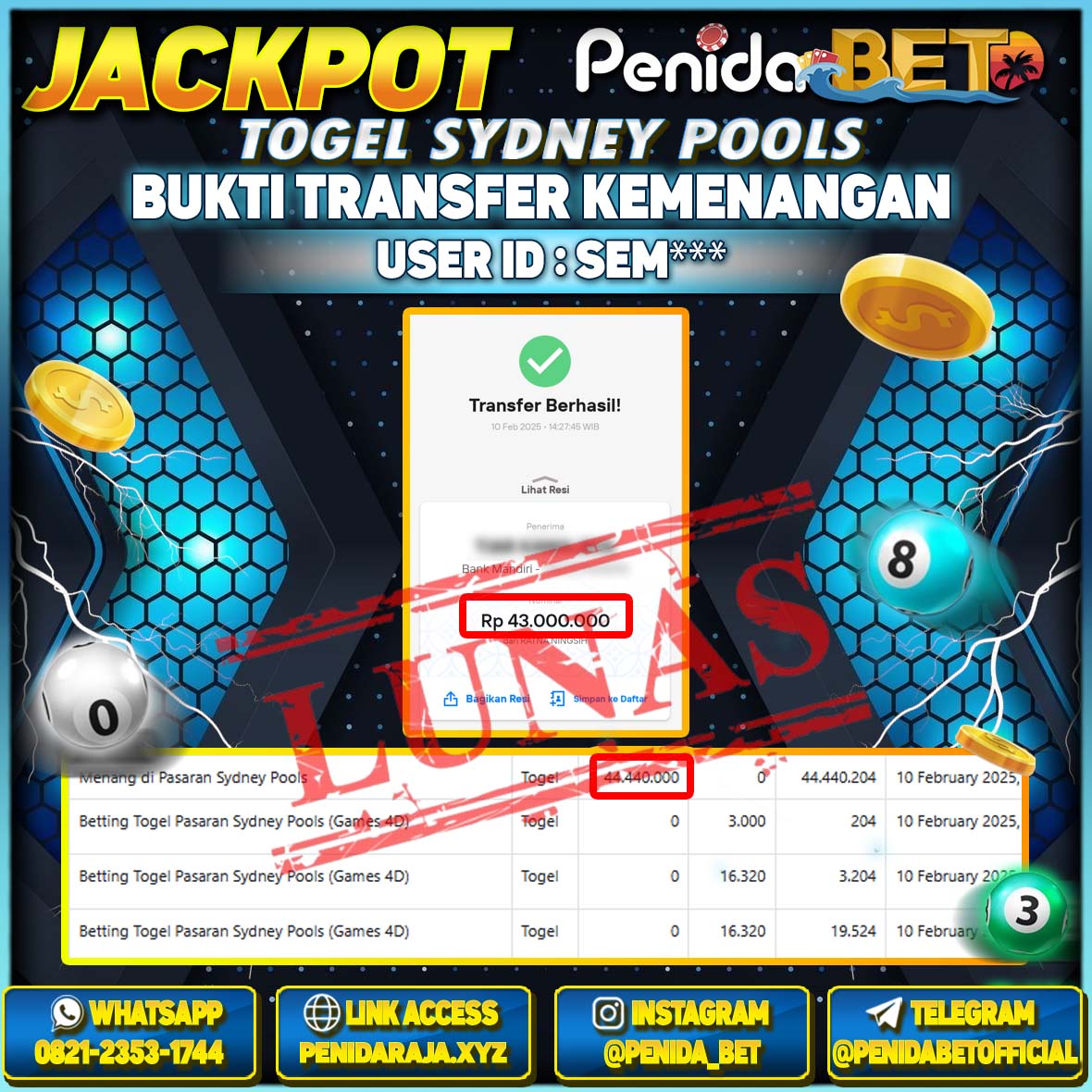Penidabet : Situs Togel Dan Toto Slot Terpercaya Di Indonesia