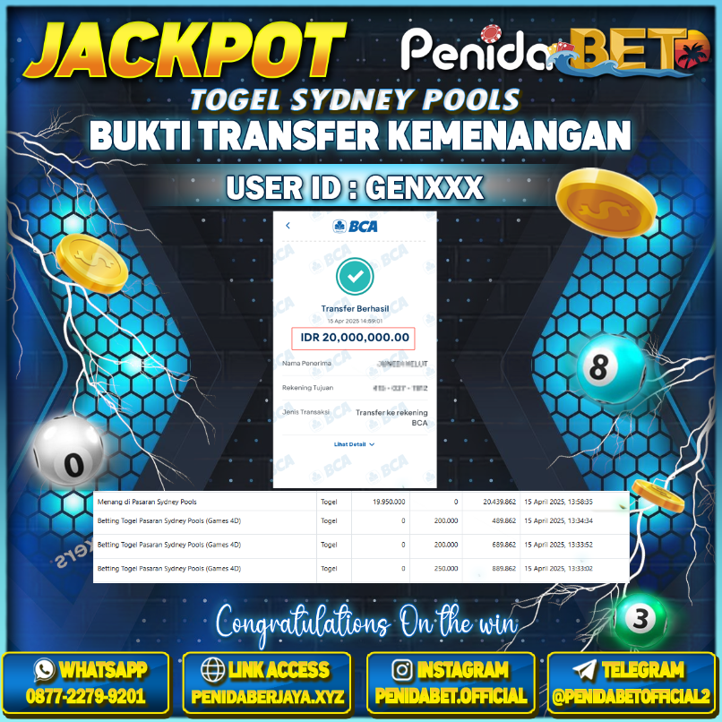 Penidabet : Situs Togel Dan Toto Slot Terpercaya Di Indonesia