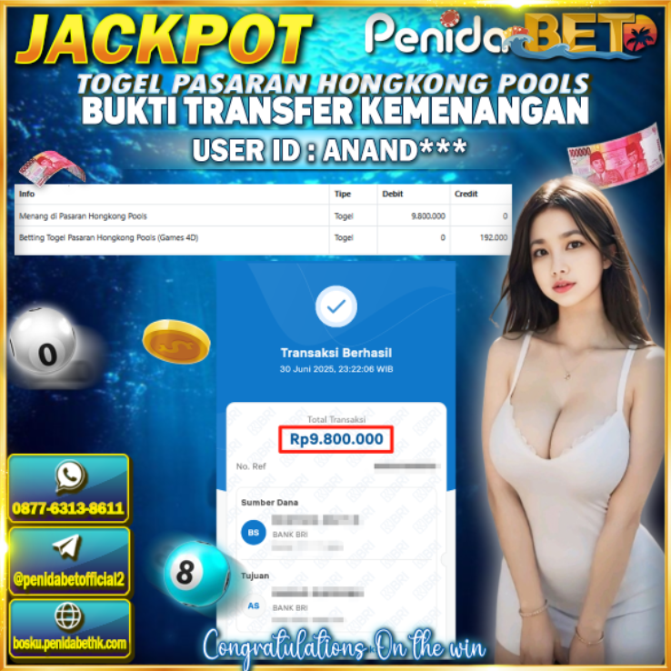 Penidabet : Situs Togel Dan Toto Slot Terpercaya Di Indonesia