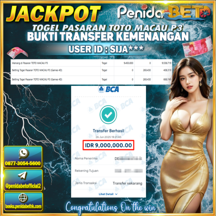 Penidabet : Situs Togel Dan Toto Slot Terpercaya Di Indonesia