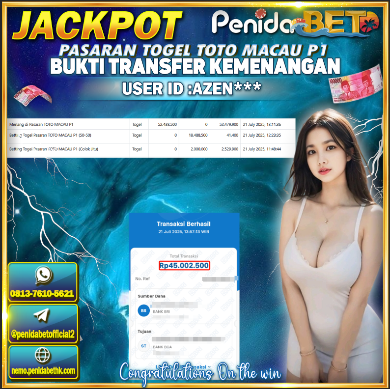 Penidabet : Situs Togel Dan Toto Slot Terpercaya Di Indonesia