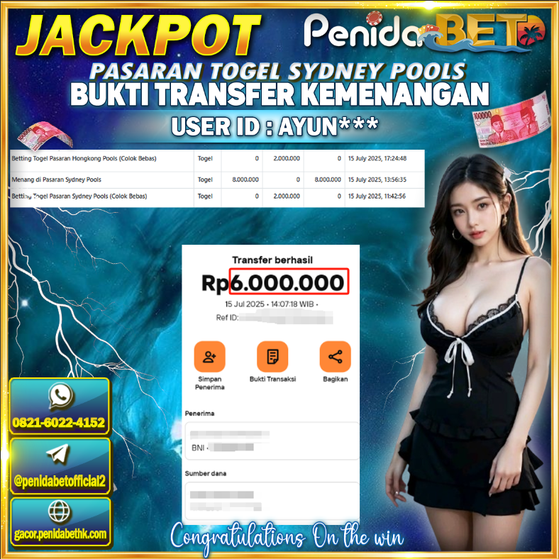 Penidabet : Situs Togel Dan Toto Slot Terpercaya Di Indonesia