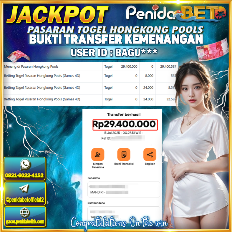 Penidabet : Situs Togel Dan Toto Slot Terpercaya Di Indonesia