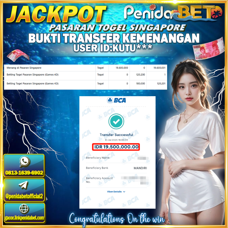 Penidabet : Situs Togel Dan Toto Slot Terpercaya Di Indonesia