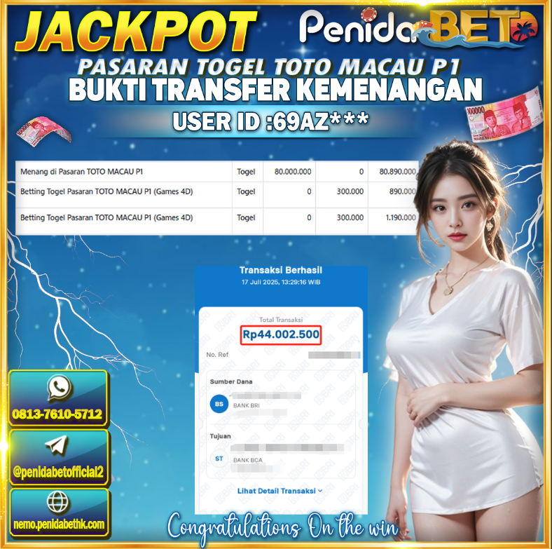 Penidabet : Situs Togel Dan Toto Slot Terpercaya Di Indonesia
