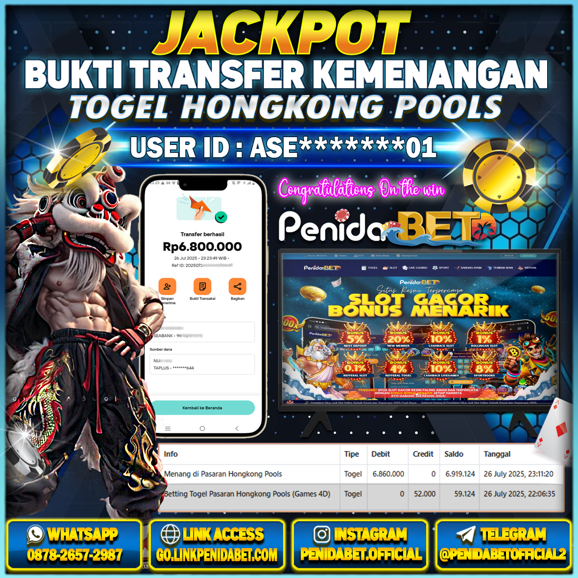 Penidabet : Situs Togel Dan Toto Slot Terpercaya Di Indonesia