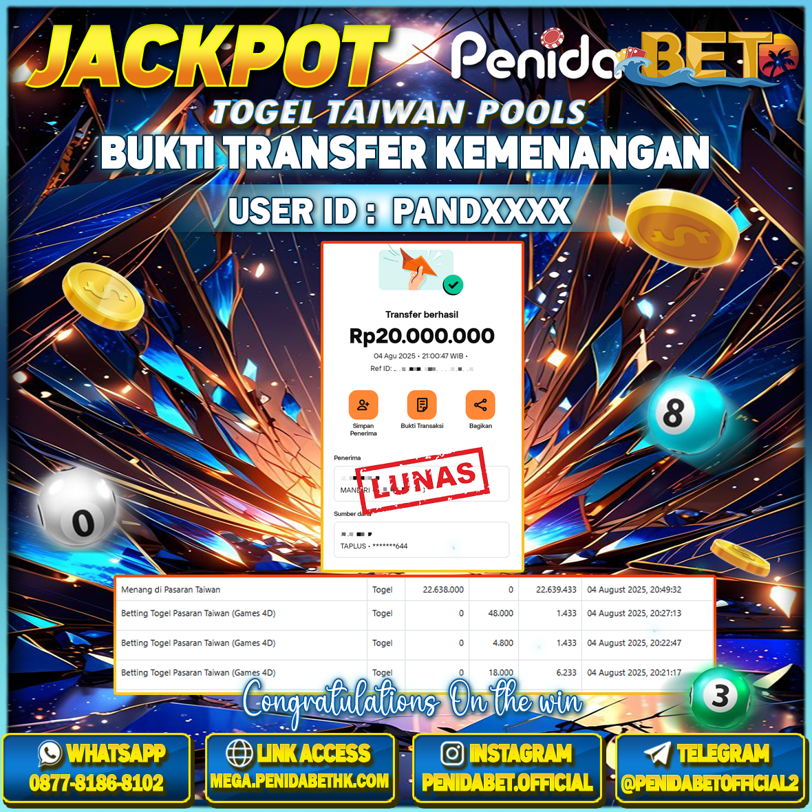 Penidabet : Situs Togel Dan Toto Slot Terpercaya Di Indonesia