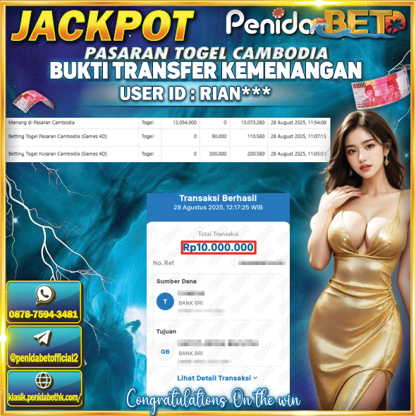 Penidabet : Situs Togel Dan Toto Slot Terpercaya Di Indonesia