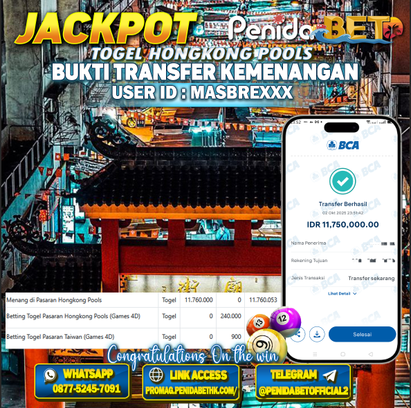 Penidabet : Situs Togel Dan Toto Slot Terpercaya Di Indonesia