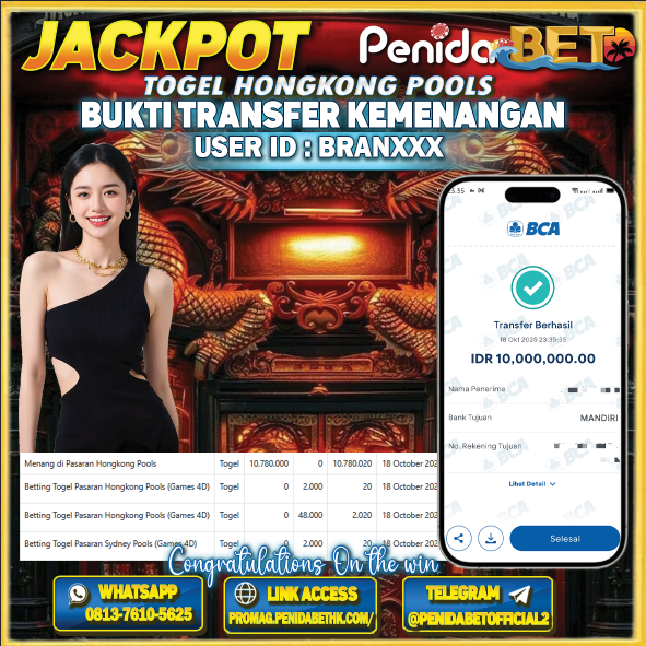Penidabet : Situs Togel Dan Toto Slot Terpercaya Di Indonesia