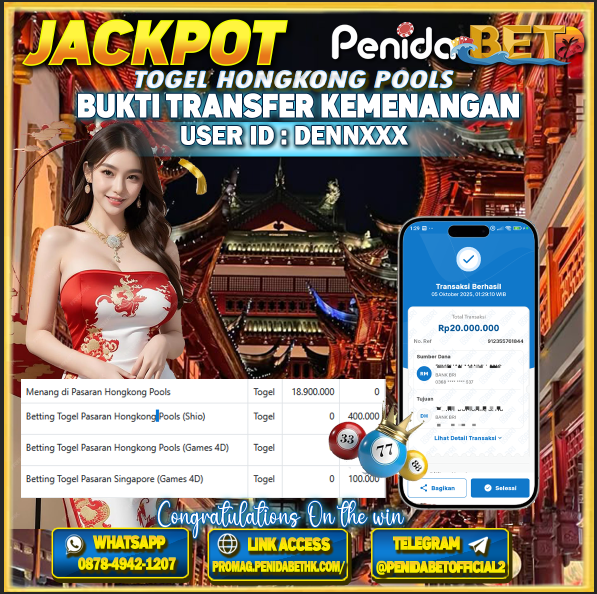 Penidabet : Situs Togel Dan Toto Slot Terpercaya Di Indonesia