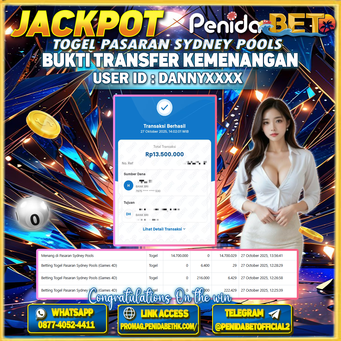 Penidabet : Situs Togel Dan Toto Slot Terpercaya Di Indonesia