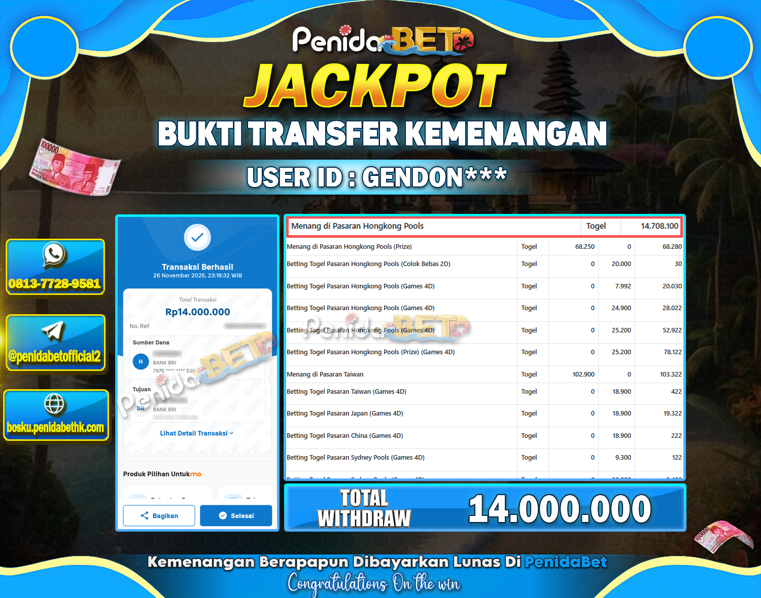 Penidabet : Situs Togel Dan Toto Slot Terpercaya Di Indonesia