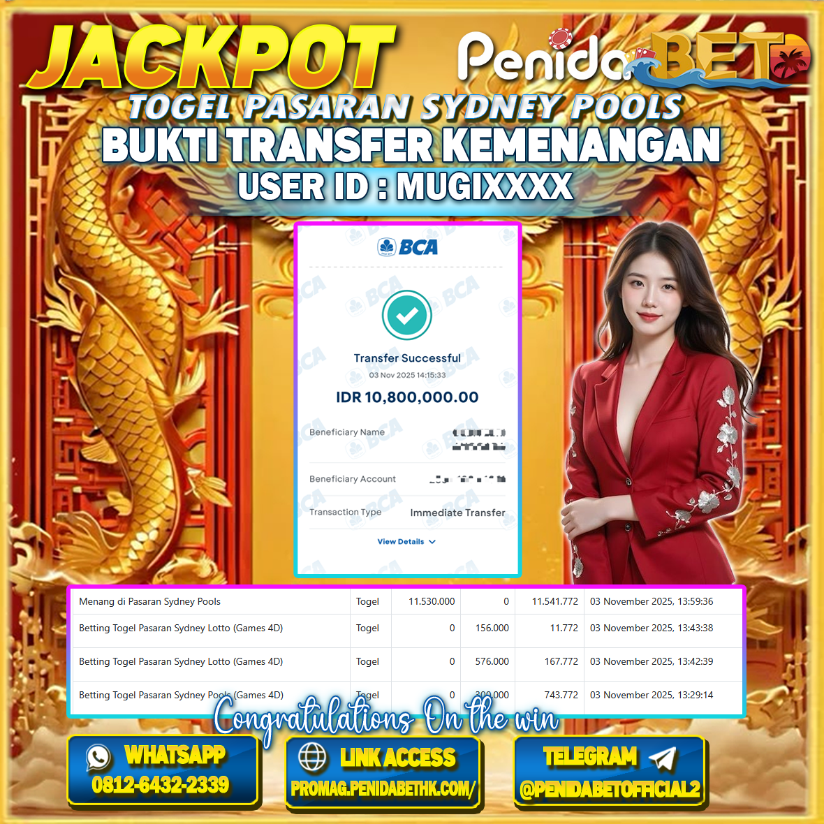 Penidabet : Situs Togel Dan Toto Slot Terpercaya Di Indonesia