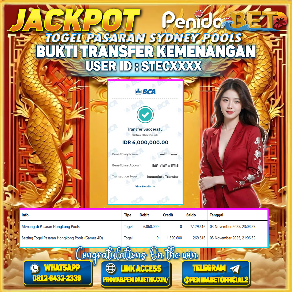 Penidabet : Situs Togel Dan Toto Slot Terpercaya Di Indonesia