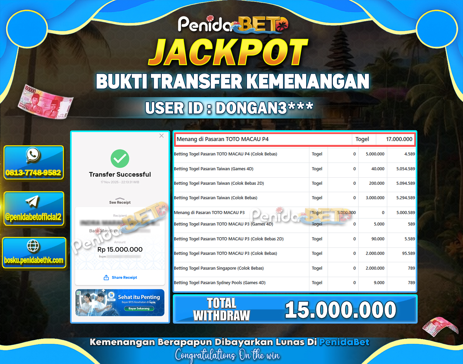Penidabet : Situs Togel Dan Toto Slot Terpercaya Di Indonesia