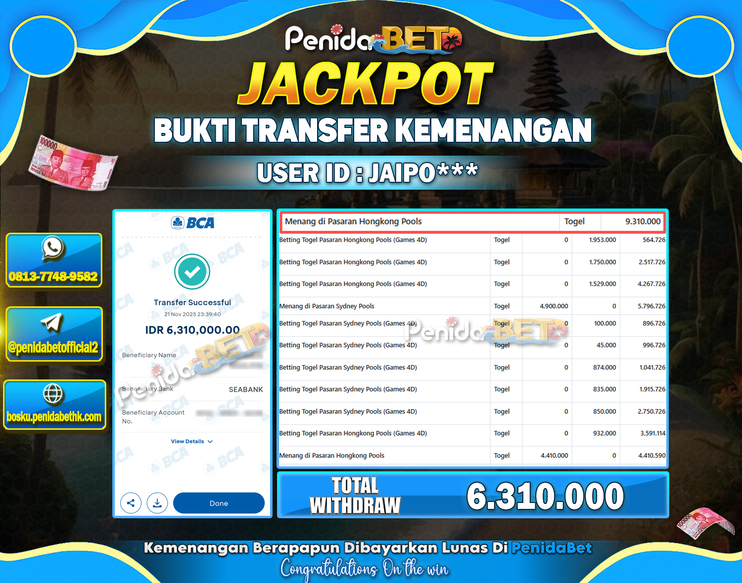 Penidabet : Situs Togel Dan Toto Slot Terpercaya Di Indonesia