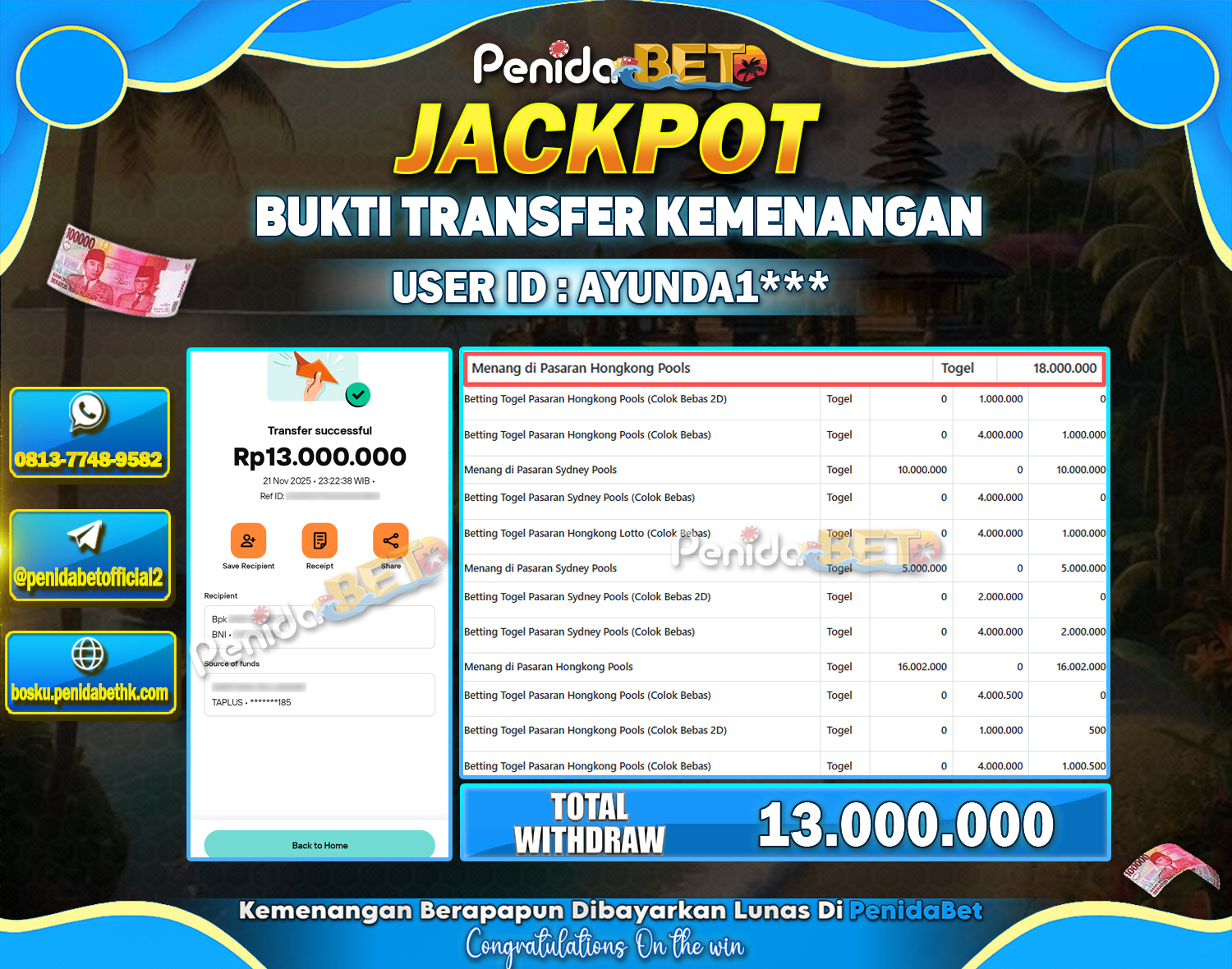 Penidabet : Situs Togel Dan Toto Slot Terpercaya Di Indonesia