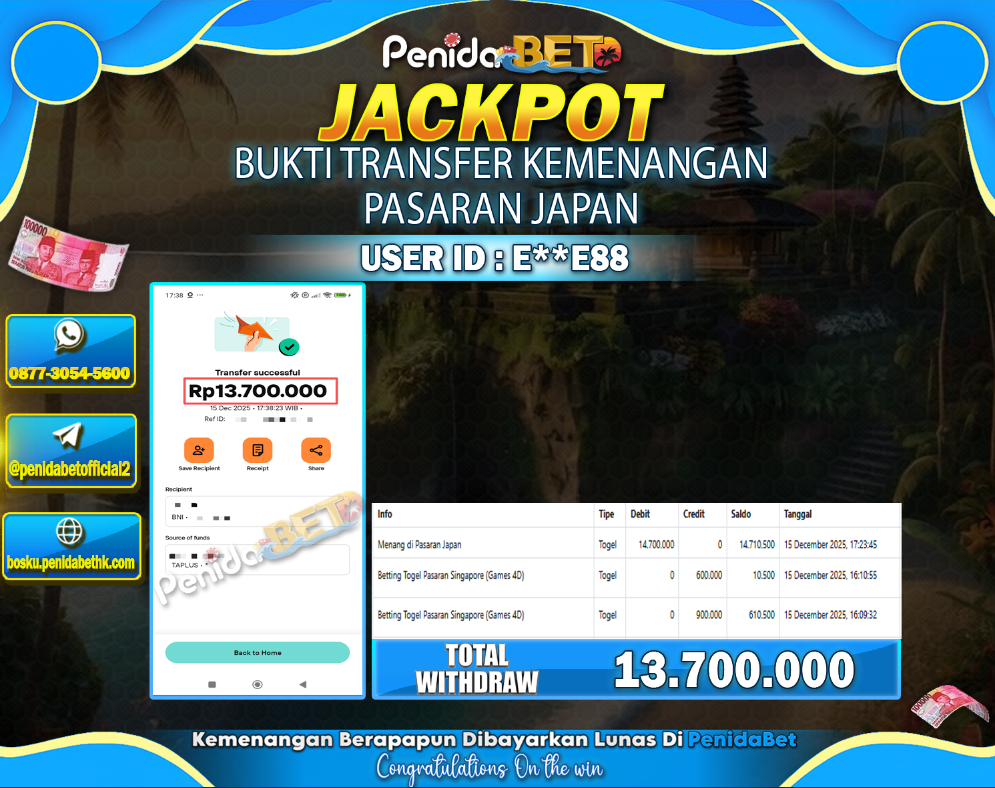 Penidabet : Situs Togel Dan Toto Slot Terpercaya Di Indonesia
