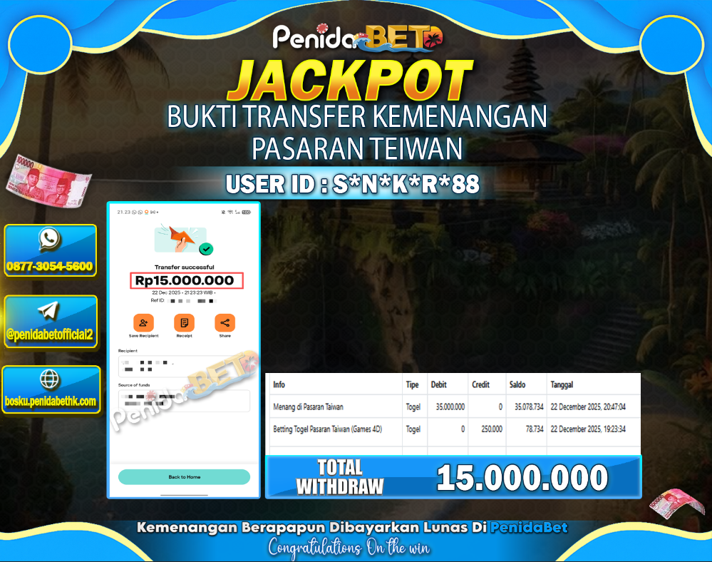 Penidabet : Situs Togel Dan Toto Slot Terpercaya Di Indonesia