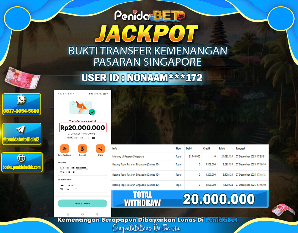 Penidabet : Situs Togel Dan Toto Slot Terpercaya Di Indonesia