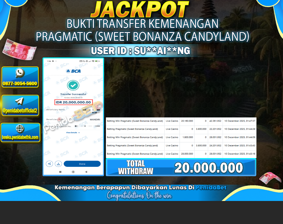Penidabet : Situs Togel Dan Toto Slot Terpercaya Di Indonesia