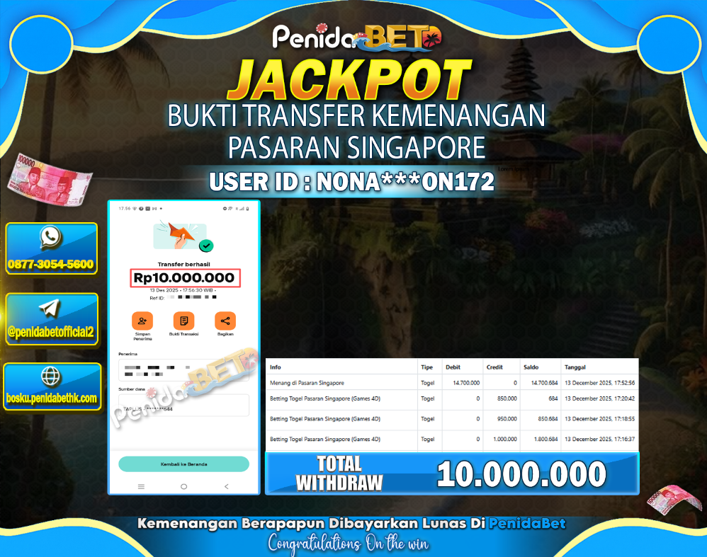 Penidabet : Situs Togel Dan Toto Slot Terpercaya Di Indonesia
