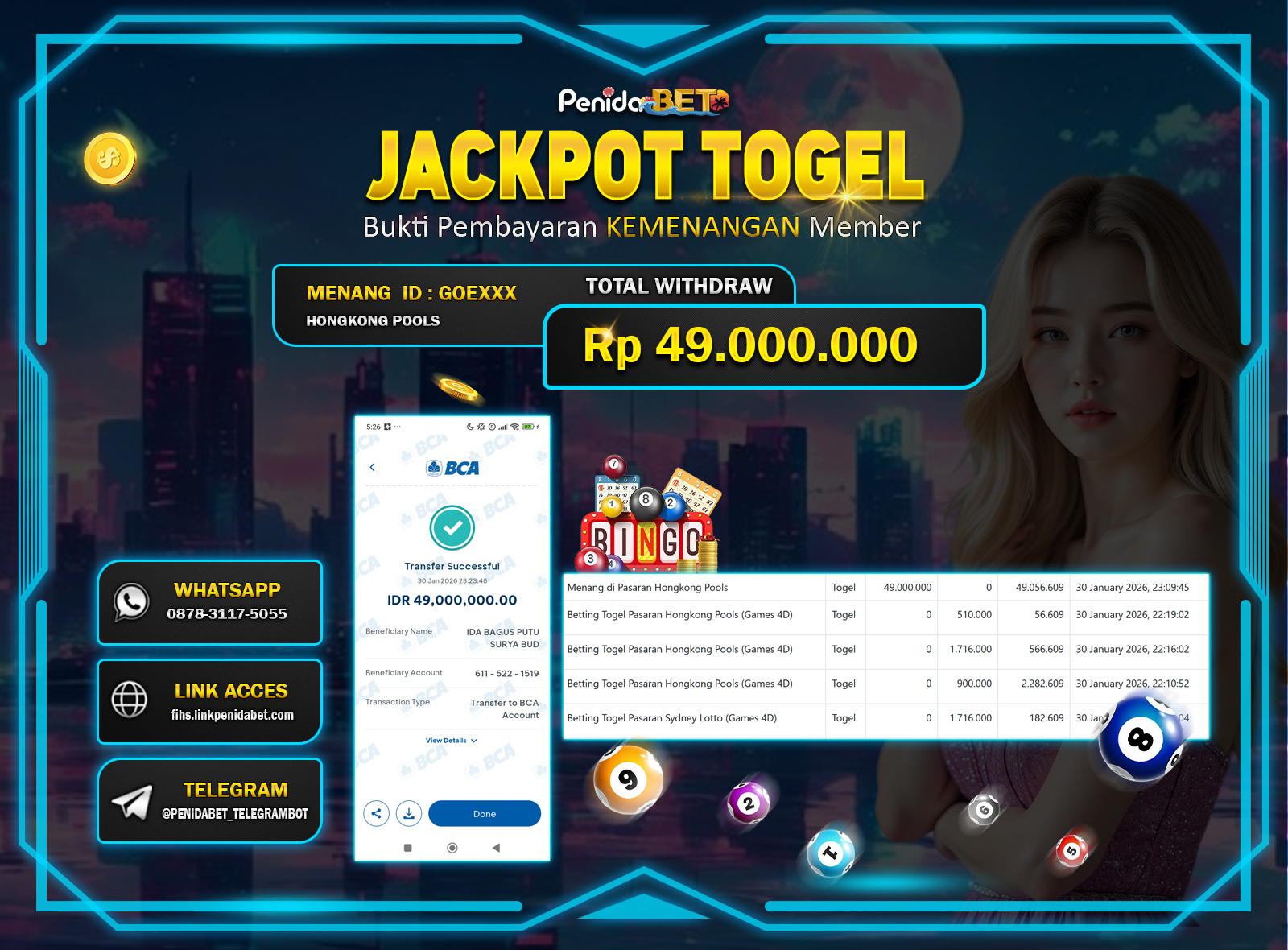Penidabet : Situs Togel Dan Toto Slot Terpercaya Di Indonesia