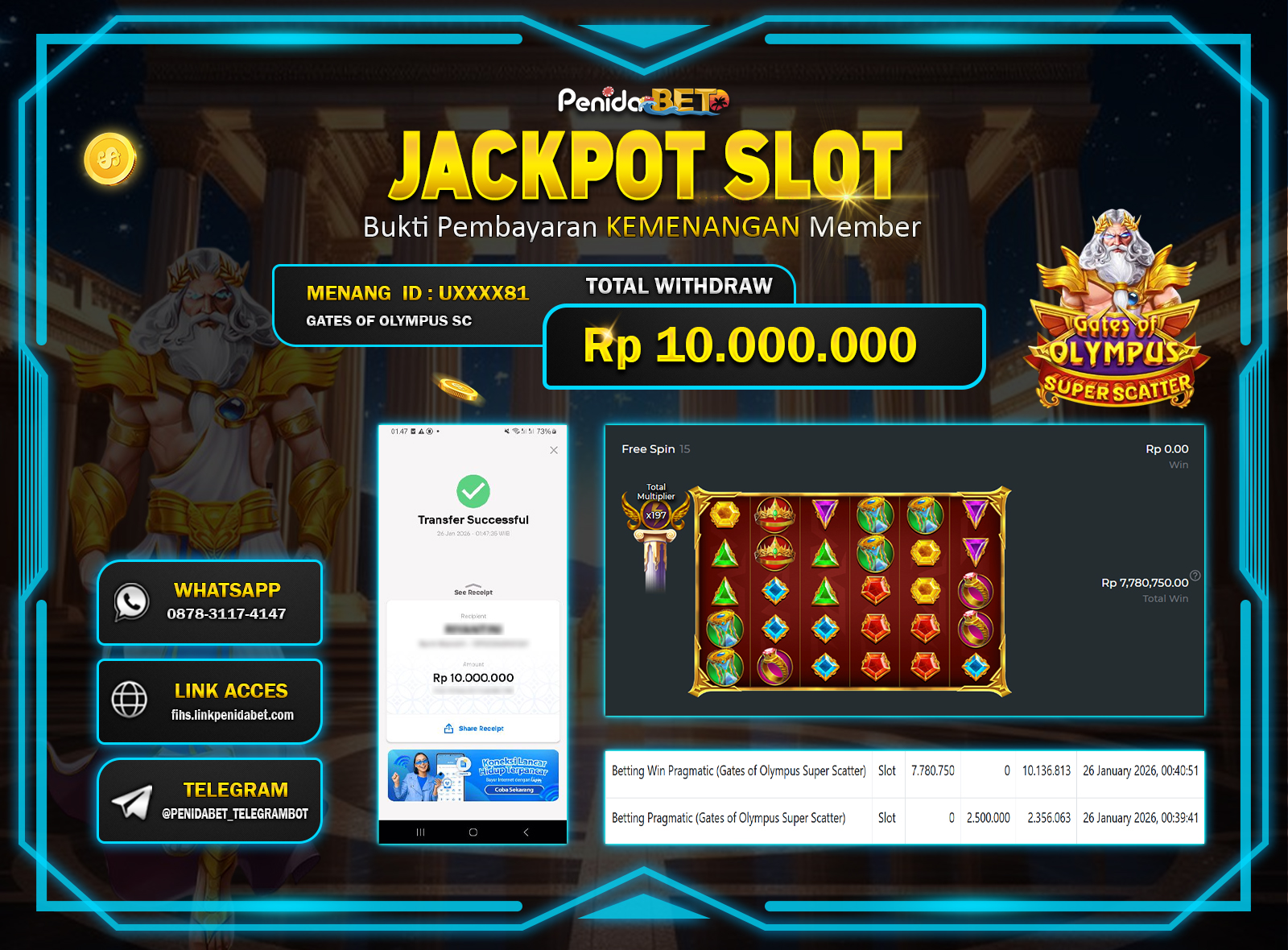 Penidabet : Situs Togel Dan Toto Slot Terpercaya Di Indonesia
