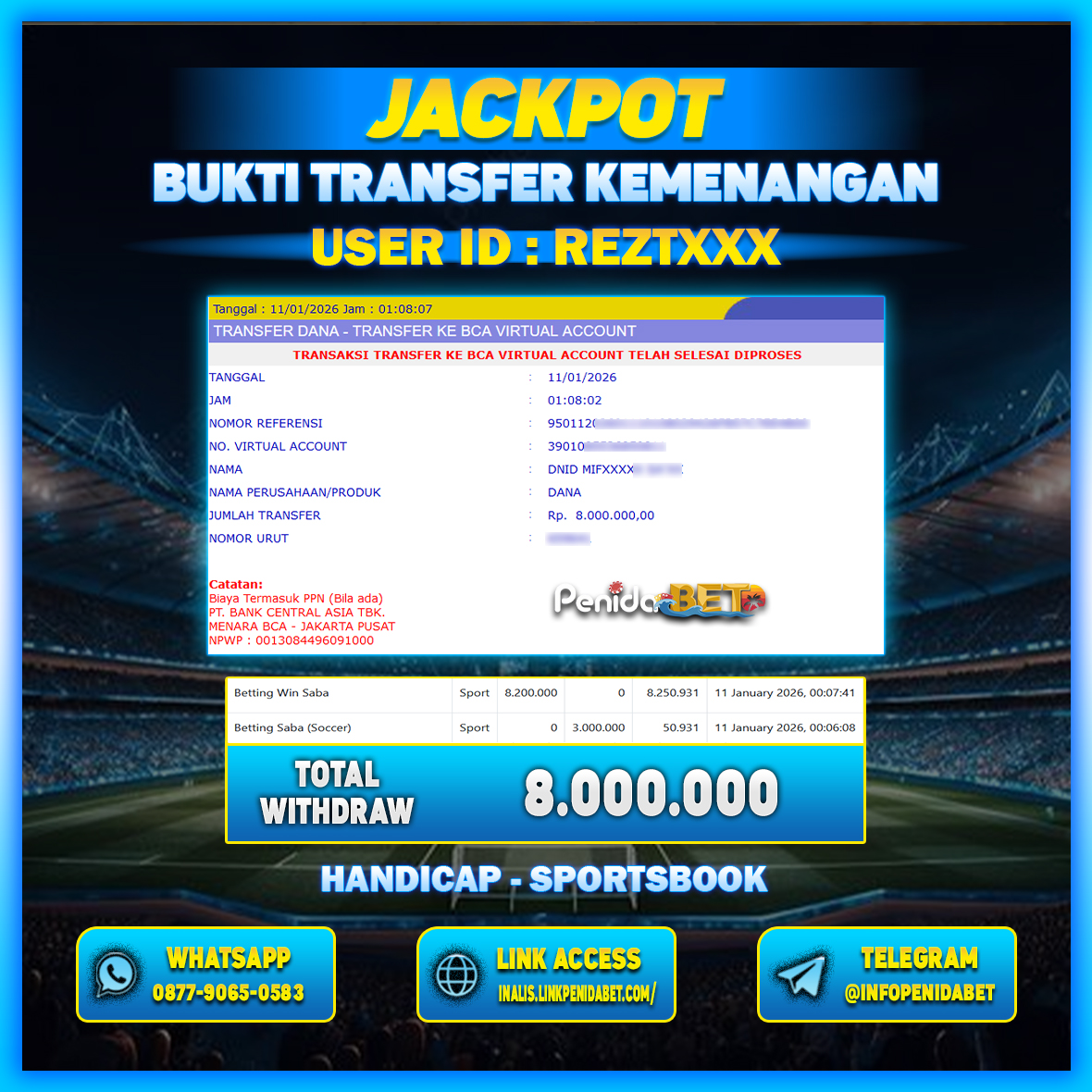 Penidabet : Situs Togel Dan Toto Slot Terpercaya Di Indonesia