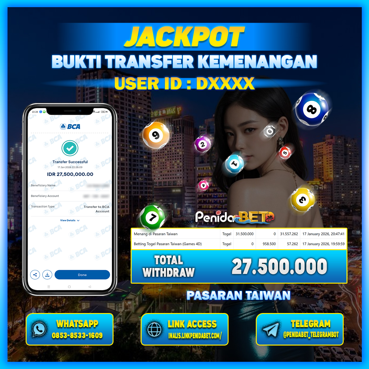 Penidabet : Situs Togel Dan Toto Slot Terpercaya Di Indonesia