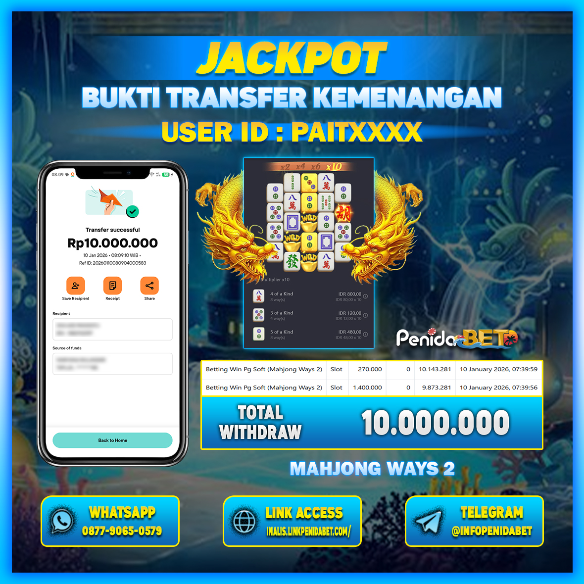 Penidabet : Situs Togel Dan Toto Slot Terpercaya Di Indonesia