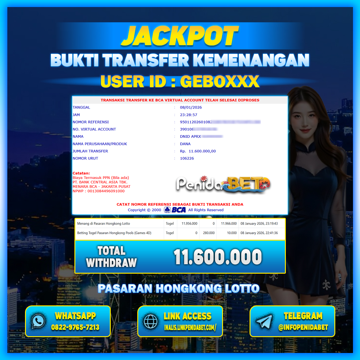 Penidabet : Situs Togel Dan Toto Slot Terpercaya Di Indonesia