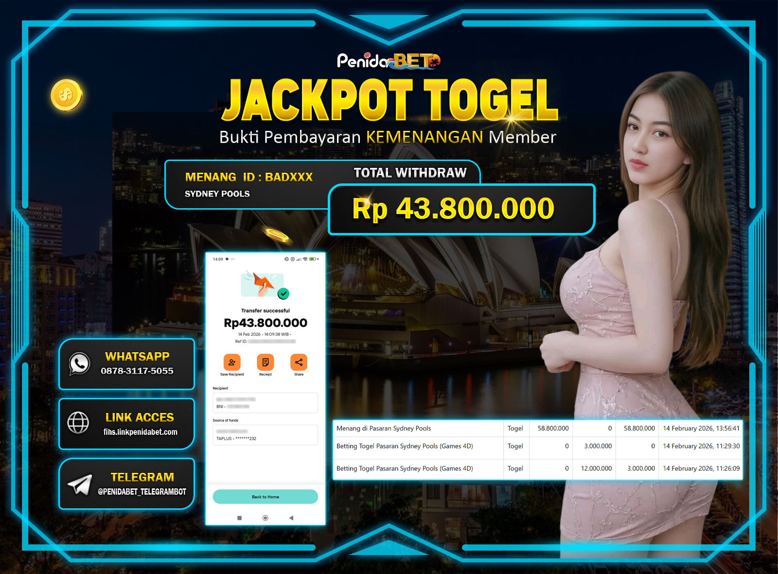 Penidabet : Situs Togel Dan Toto Slot Terpercaya Di Indonesia