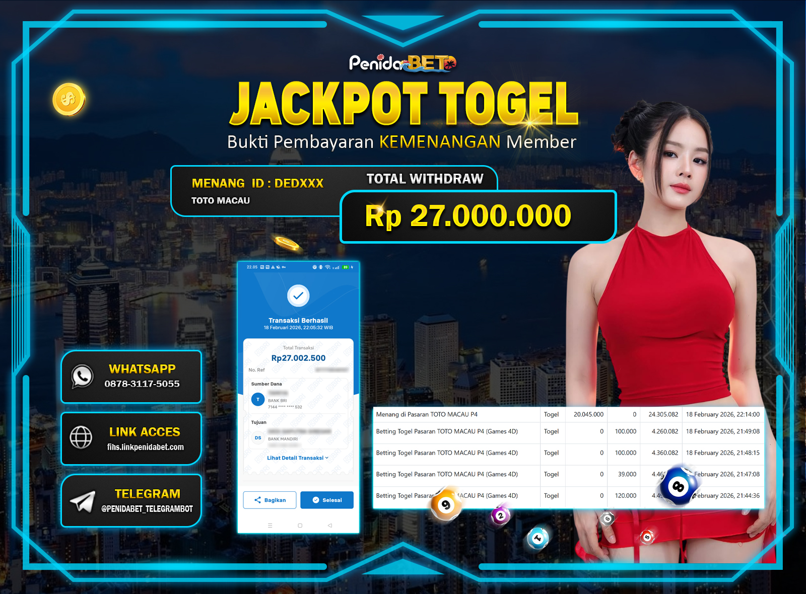 Penidabet : Situs Togel Dan Toto Slot Terpercaya Di Indonesia