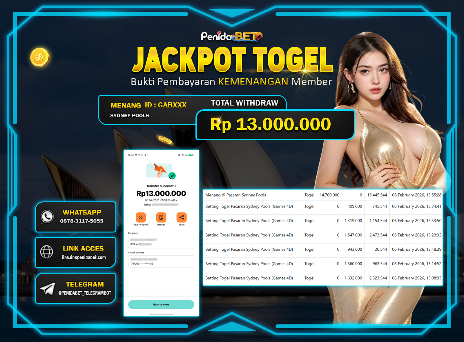Penidabet : Situs Togel Dan Toto Slot Terpercaya Di Indonesia
