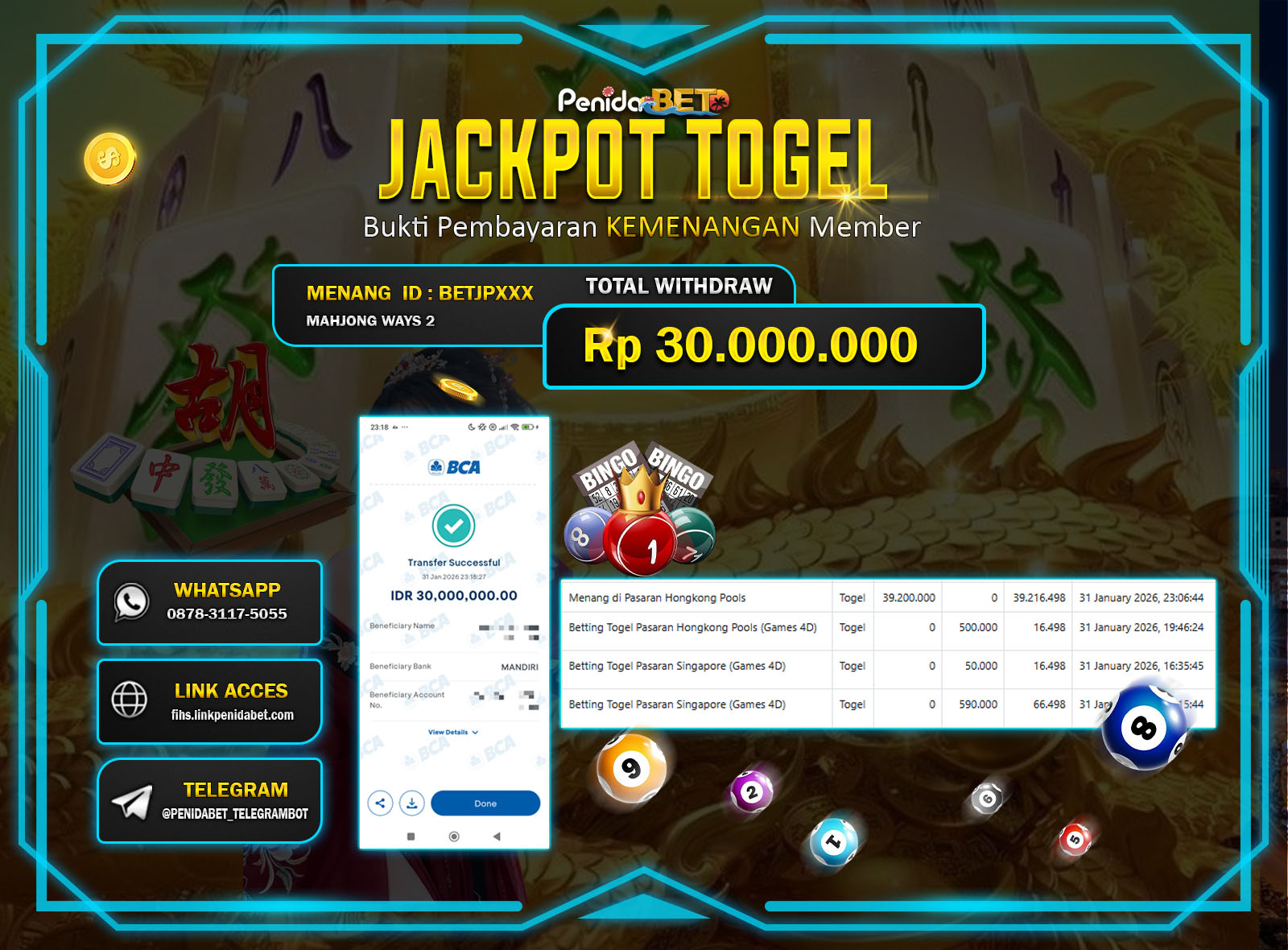 Penidabet : Situs Togel Dan Toto Slot Terpercaya Di Indonesia