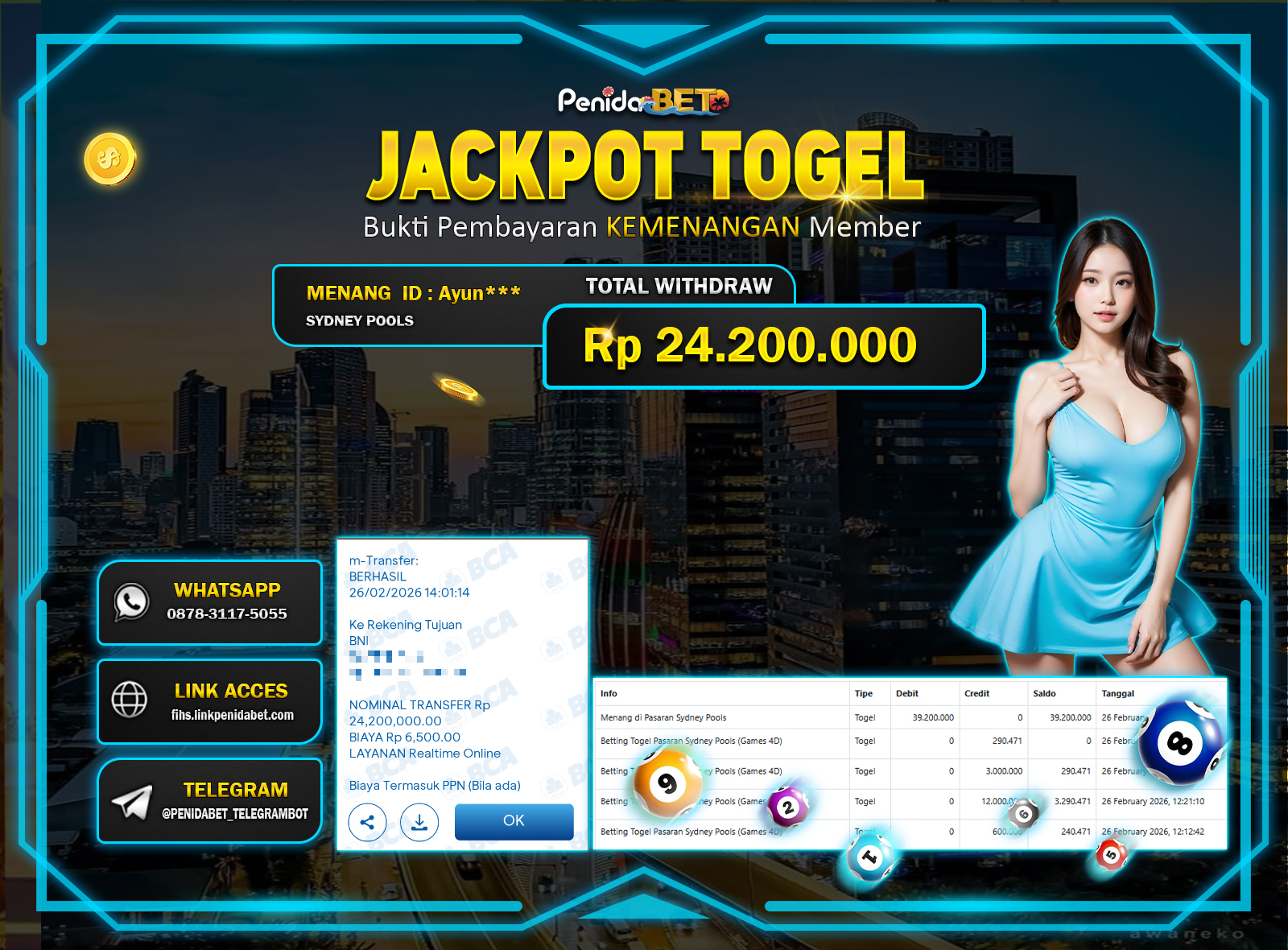Penidabet : Situs Togel Dan Toto Slot Terpercaya Di Indonesia