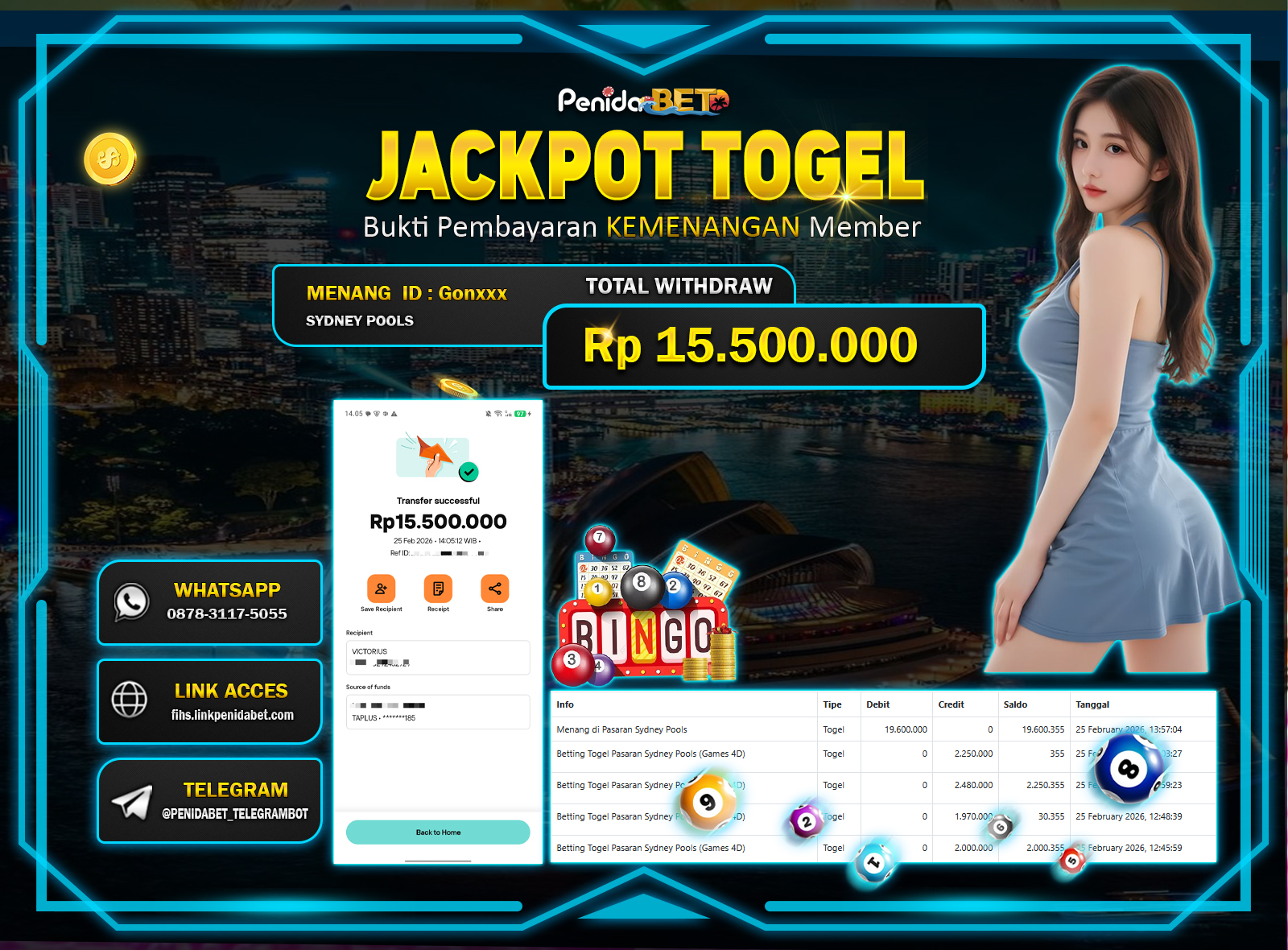 Penidabet : Situs Togel Dan Toto Slot Terpercaya Di Indonesia