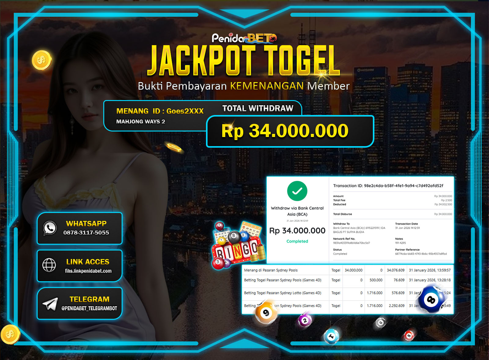 Penidabet : Situs Togel Dan Toto Slot Terpercaya Di Indonesia