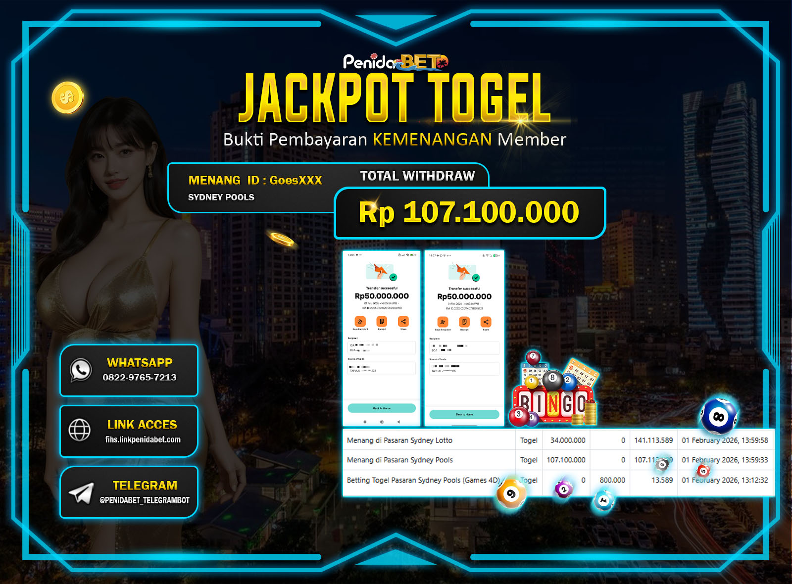 Penidabet : Situs Togel Dan Toto Slot Terpercaya Di Indonesia
