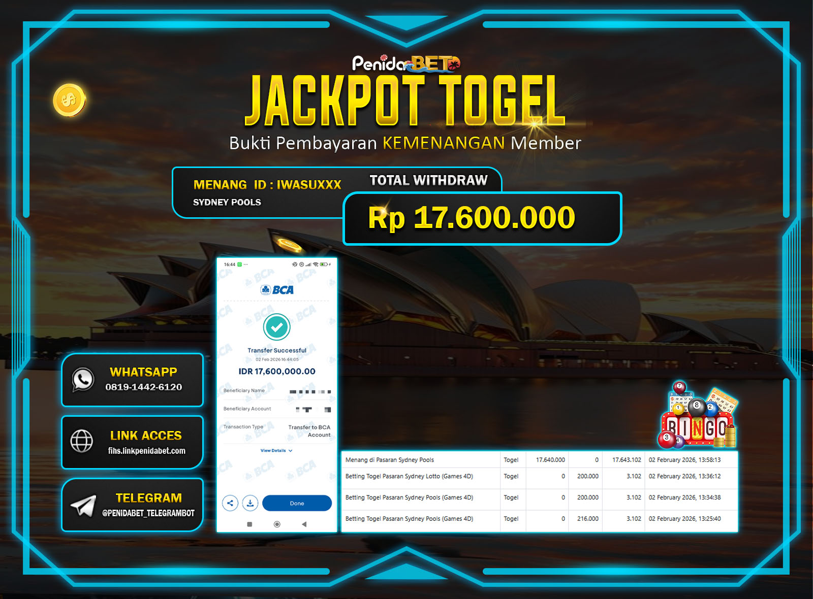Penidabet : Situs Togel Dan Toto Slot Terpercaya Di Indonesia