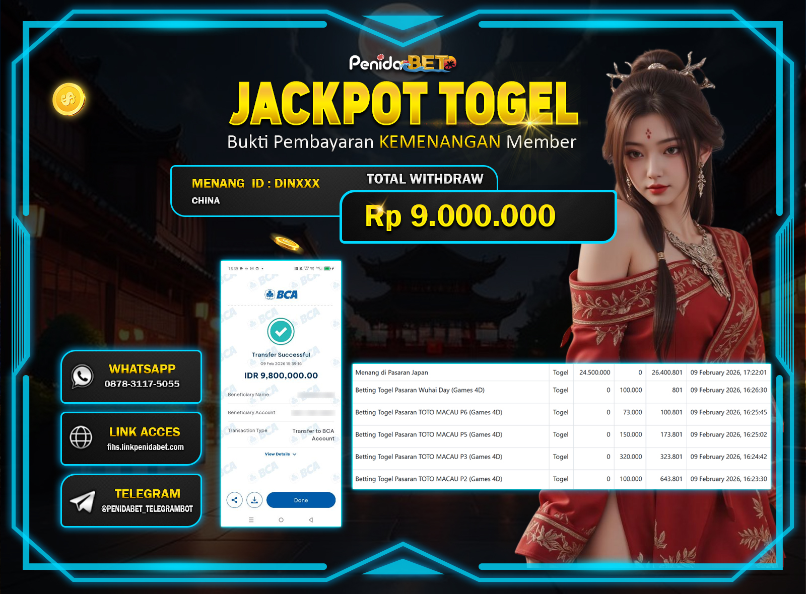Penidabet : Situs Togel Dan Toto Slot Terpercaya Di Indonesia