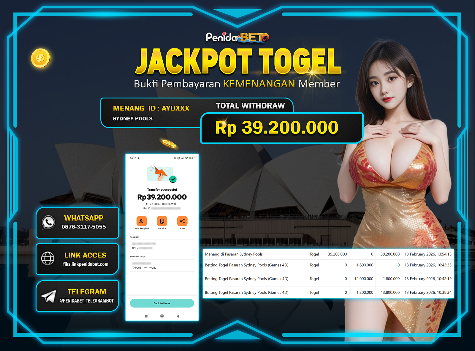 Penidabet : Situs Togel Dan Toto Slot Terpercaya Di Indonesia