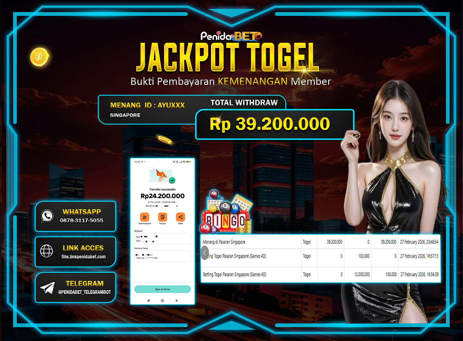 Penidabet : Situs Togel Dan Toto Slot Terpercaya Di Indonesia