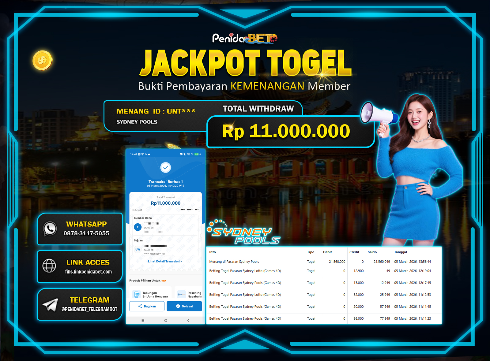 Penidabet : Situs Togel Dan Toto Slot Terpercaya Di Indonesia
