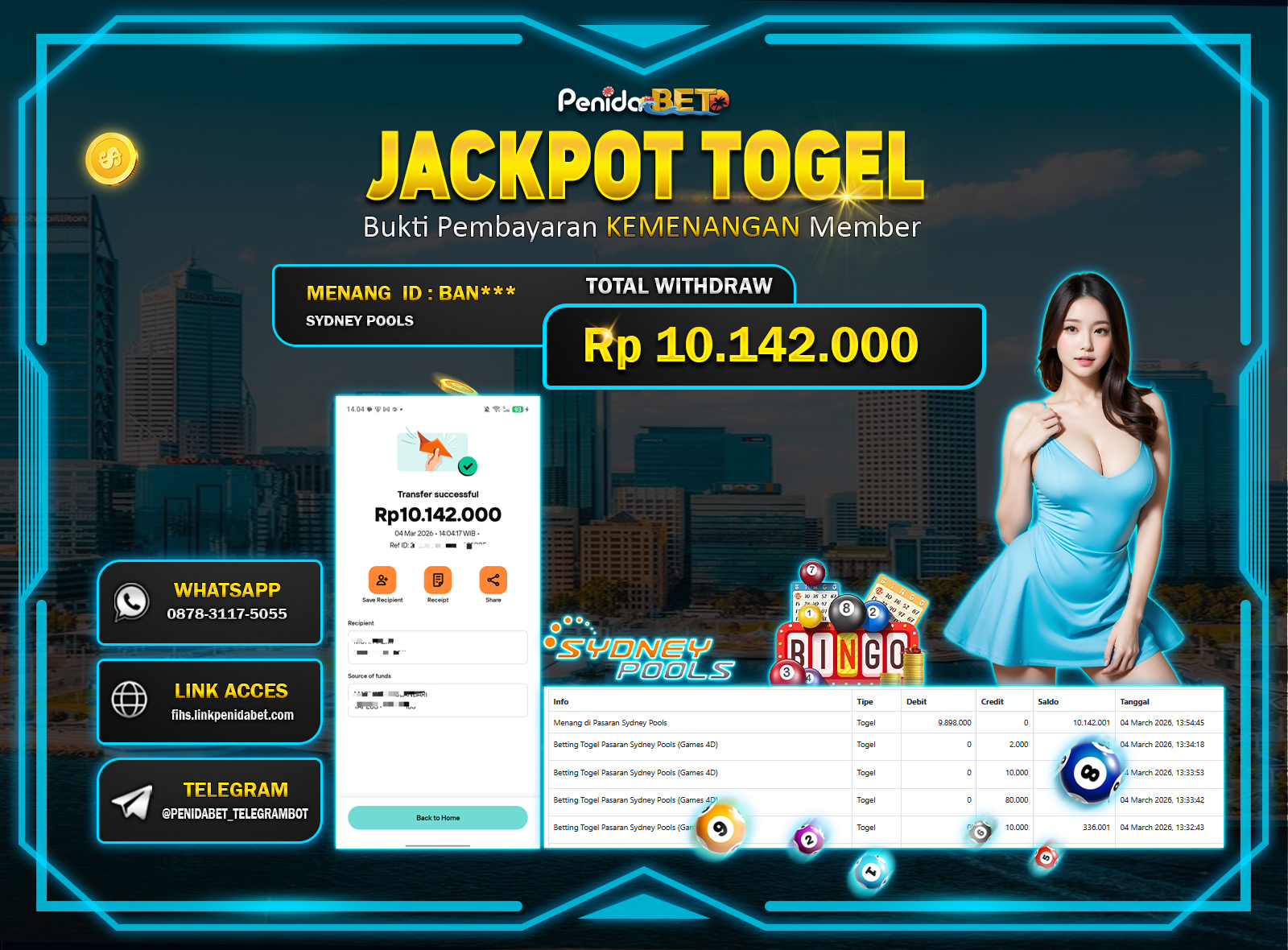Penidabet : Situs Togel Dan Toto Slot Terpercaya Di Indonesia