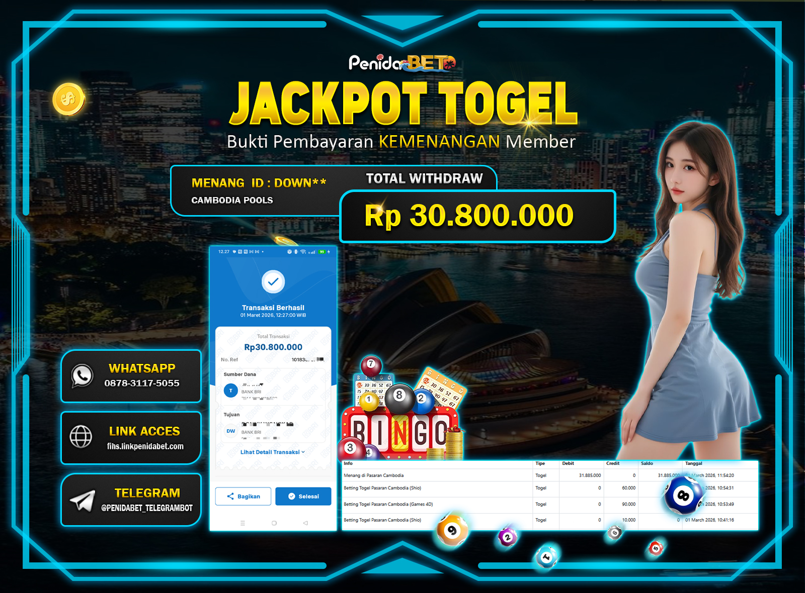 Penidabet : Situs Togel Dan Toto Slot Terpercaya Di Indonesia