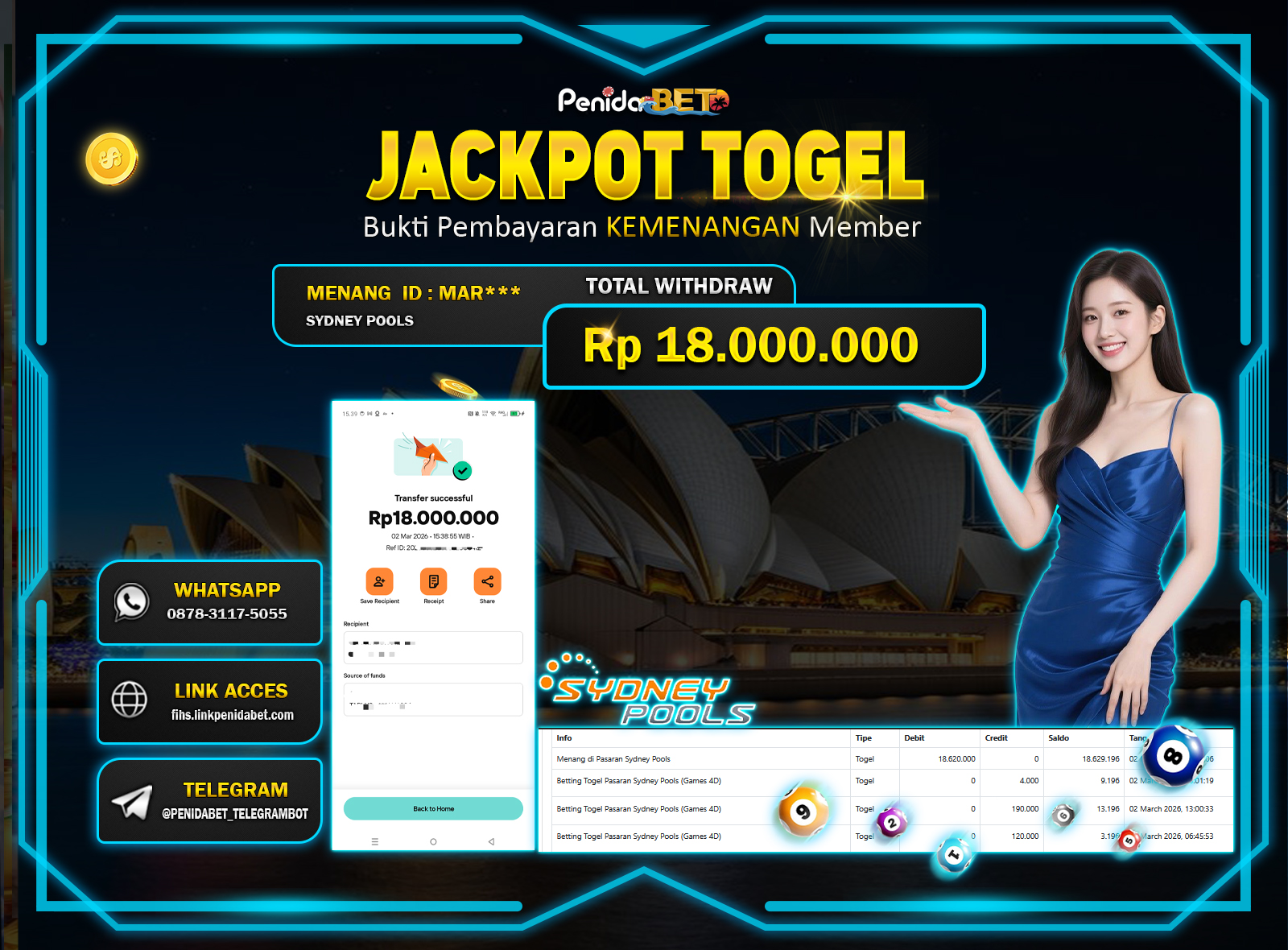 Penidabet : Situs Togel Dan Toto Slot Terpercaya Di Indonesia